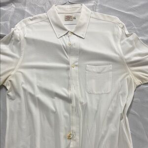Faherty Pima cotton Men's White Shirt